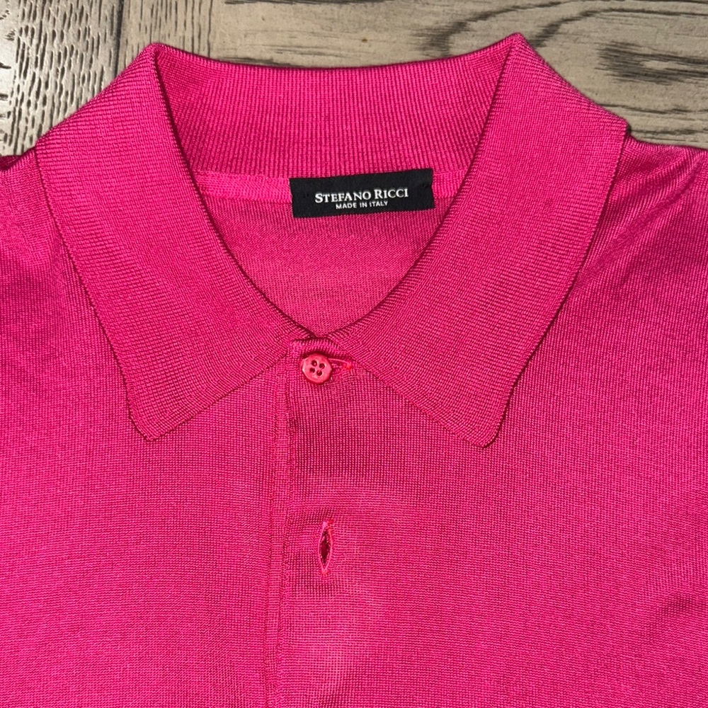 Stefano Ricci Vibrant Pink Polo